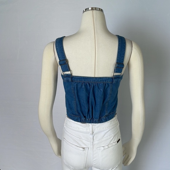 Free People Jean Top Size X Small - Picture 5 of 6
